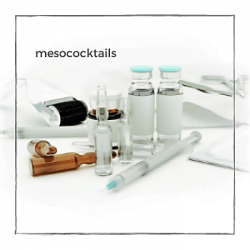 vials with meso cocktails